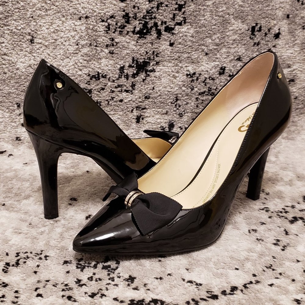 Circus by Sam Edleman Harriet Black Patent Bow Pumps 12w / 13